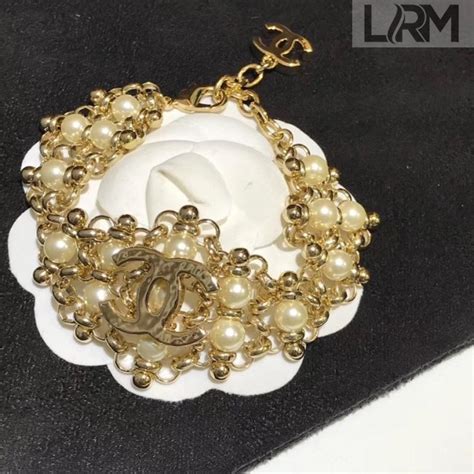 chanel pearl bracelet rep